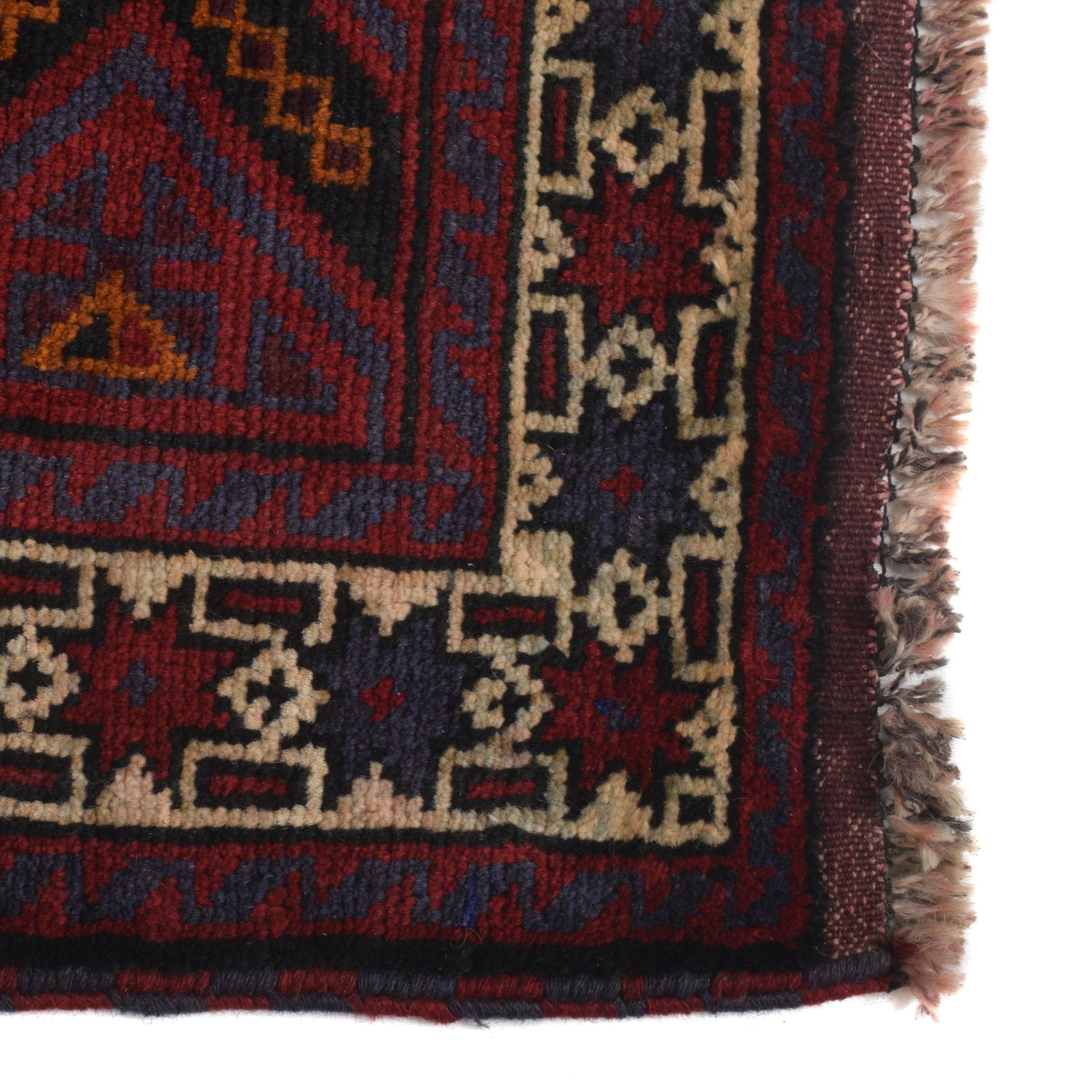 Baluchi Rug Handmade Multi Geometric 3x5 ft