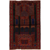 Baluchi Rug Handmade Multi Prayer Design 3x5 ft