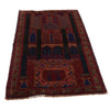 Baluchi Rug Handmade Multi Prayer Design 3x5 ft