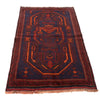 Baluchi Rug Handmade Multi Floral 3x5 ft