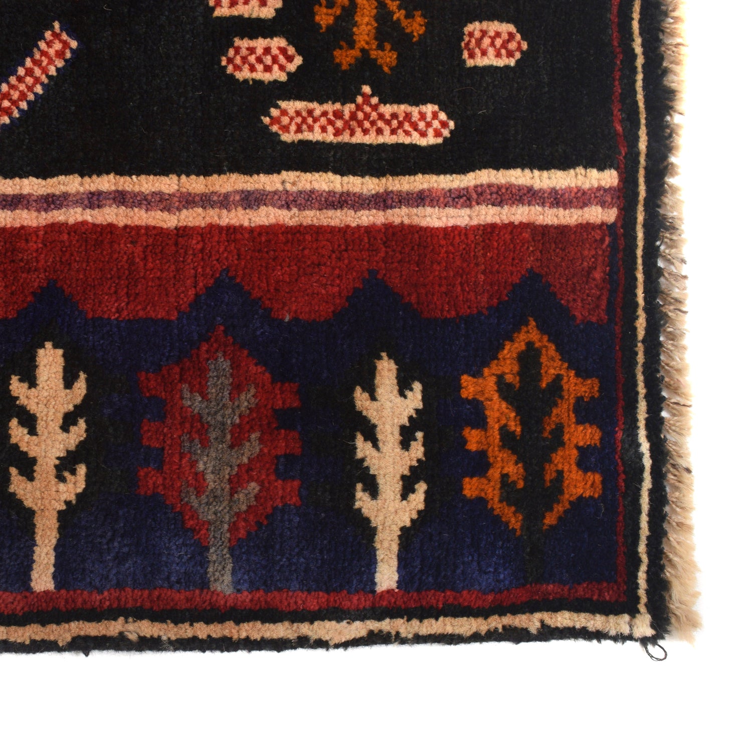 Baluchi Rug Handmade Multi Floral 3x5 ft