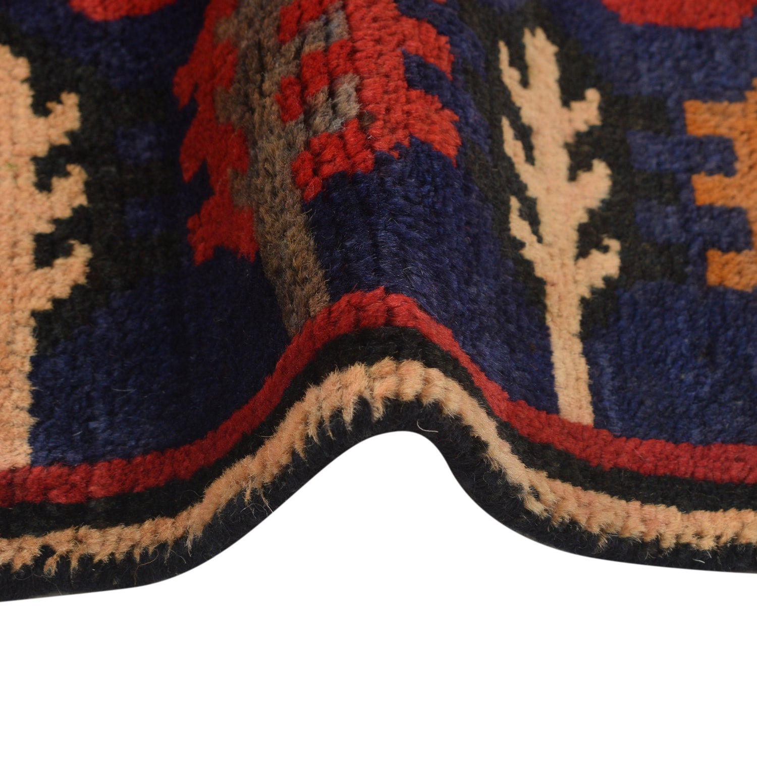 Baluchi Rug Handmade Multi Floral 3x5 ft