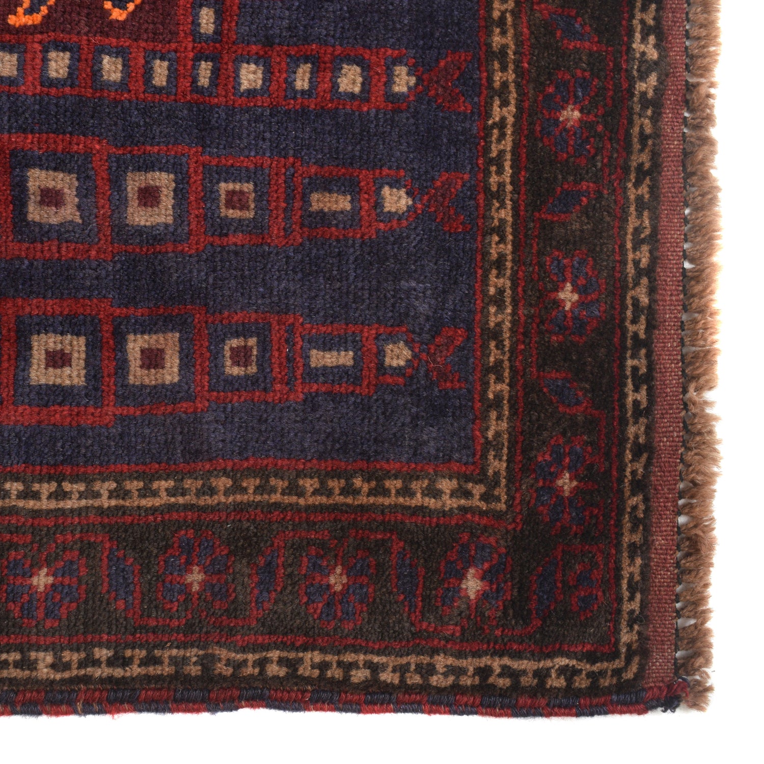Baluchi Rug Handmade Multi Prayer Design 3x5 ft