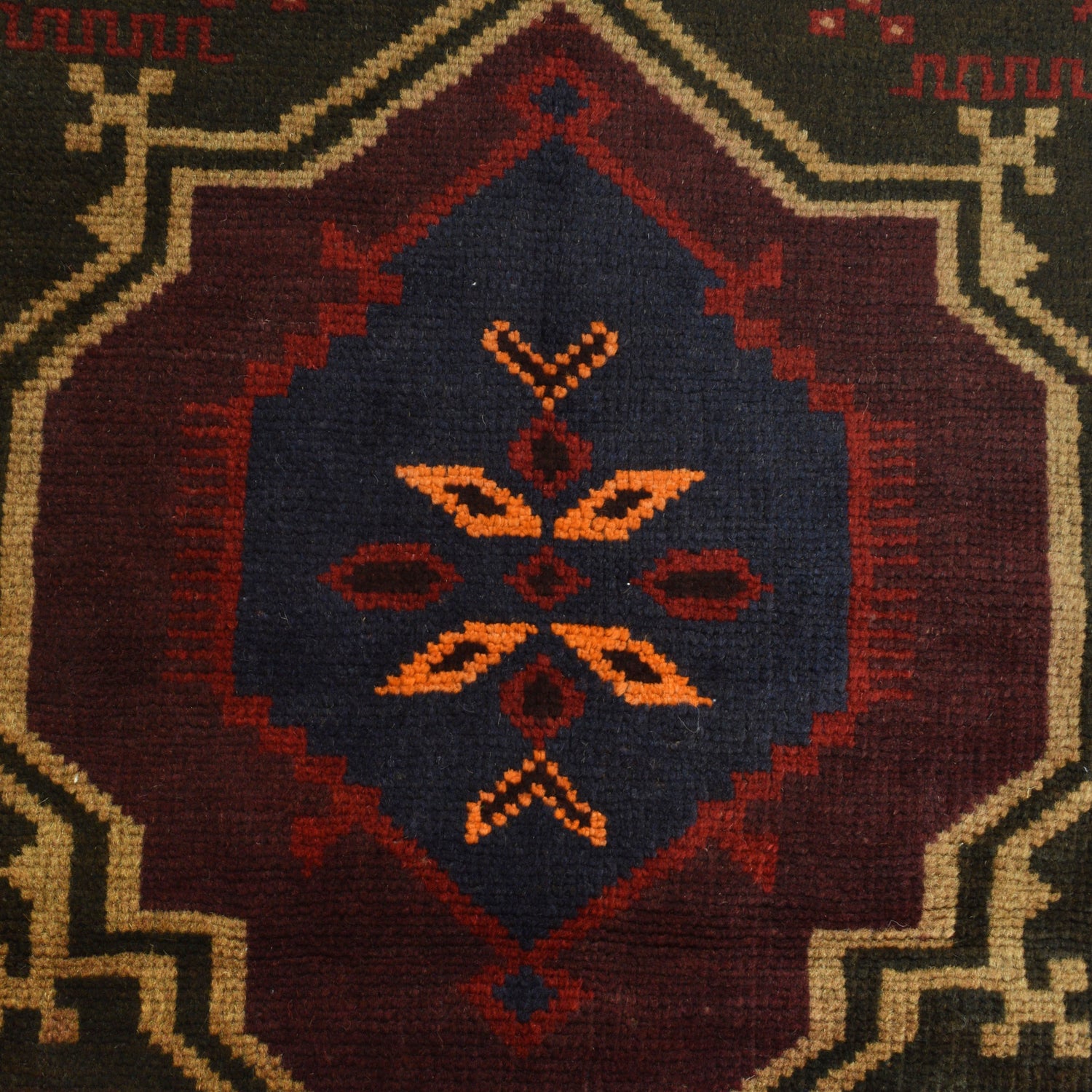Baluchi Rug Handmade Multi Prayer Design 3x5 ft