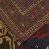 Baluchi Rug Handmade Multi Prayer Design 3x5 ft