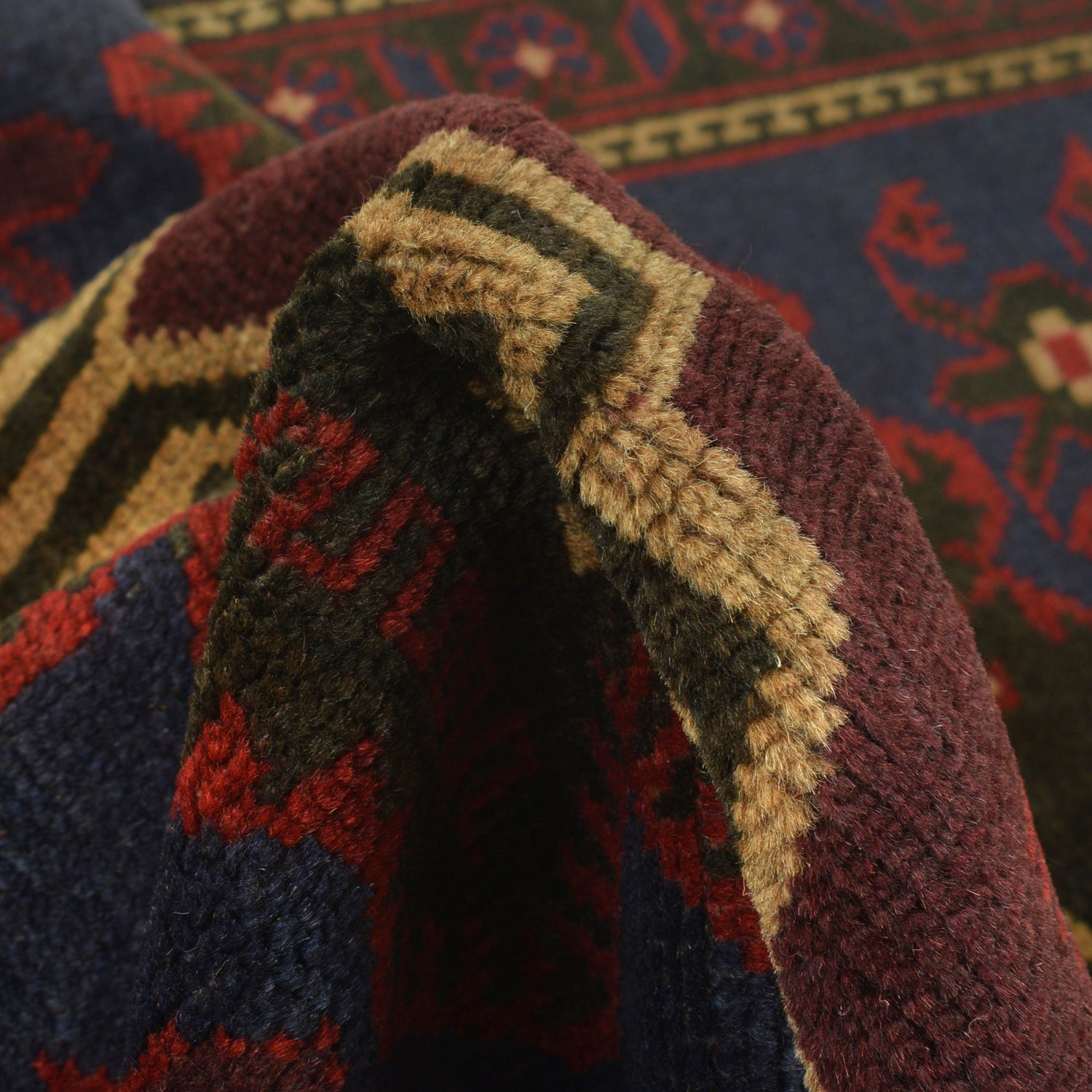 Baluchi Rug Handmade Multi Prayer Design 3x5 ft