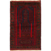 Baluchi Rug Handmade Multi Prayer Design 3x5 ft