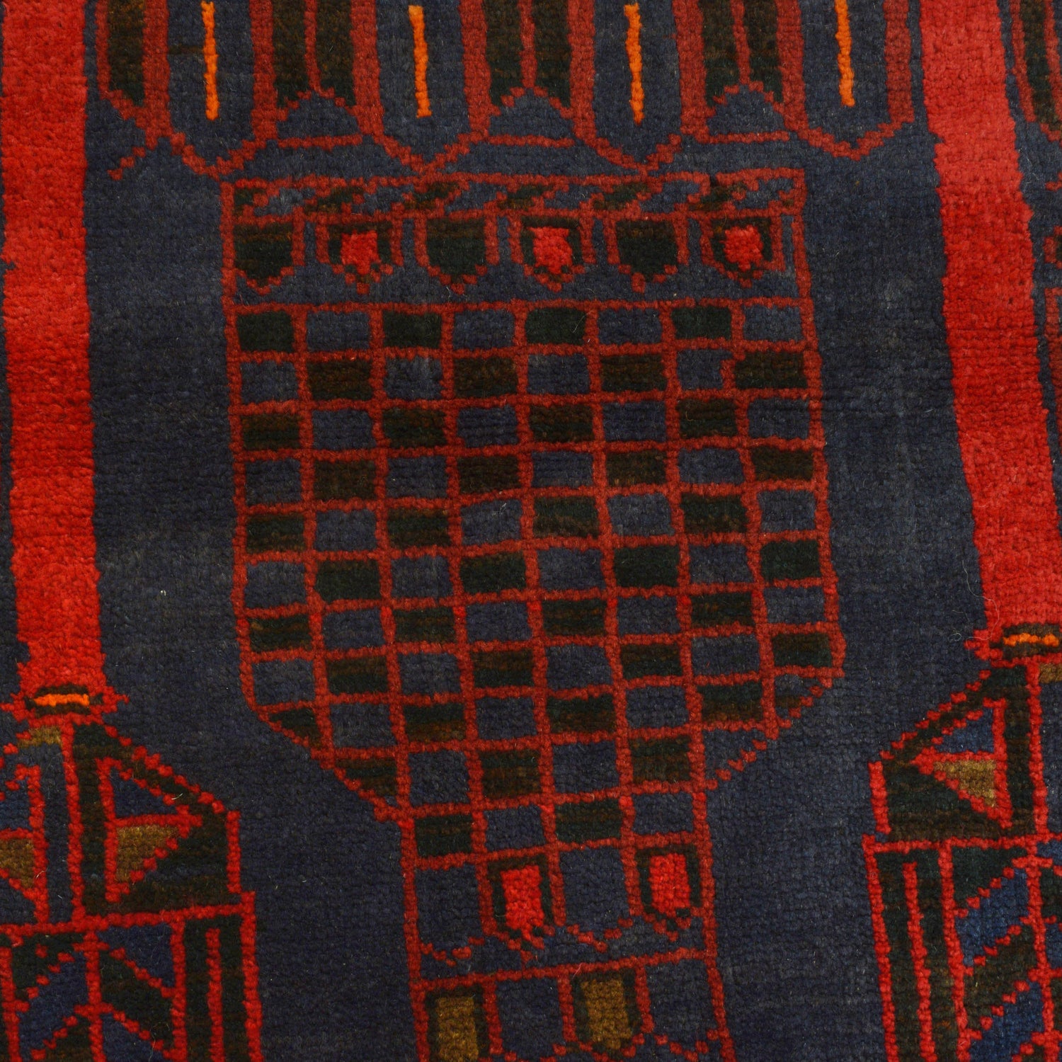 Baluchi Rug Handmade Multi Prayer Design 3x5 ft