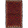 Baluchi Rug Handmade Multi Geometric 3x5 ft