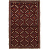 Baluchi Rug Handmade Multi Floral 2x4 ft