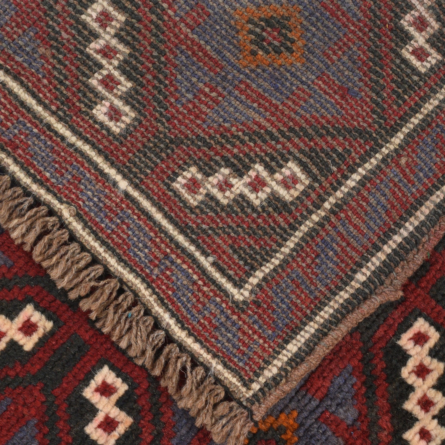 Baluchi Rug Handmade Multi Floral 2x4 ft