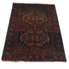 Baluchi Rug Handmade Multi Prayer Design 2x4 ft