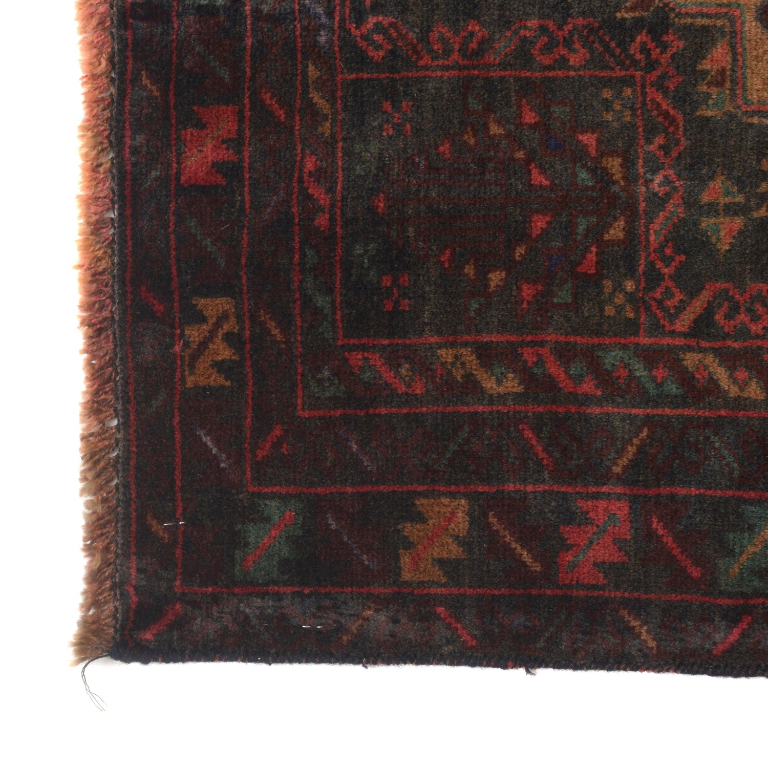 Baluchi Rug Handmade Multi Prayer Design 2x4 ft