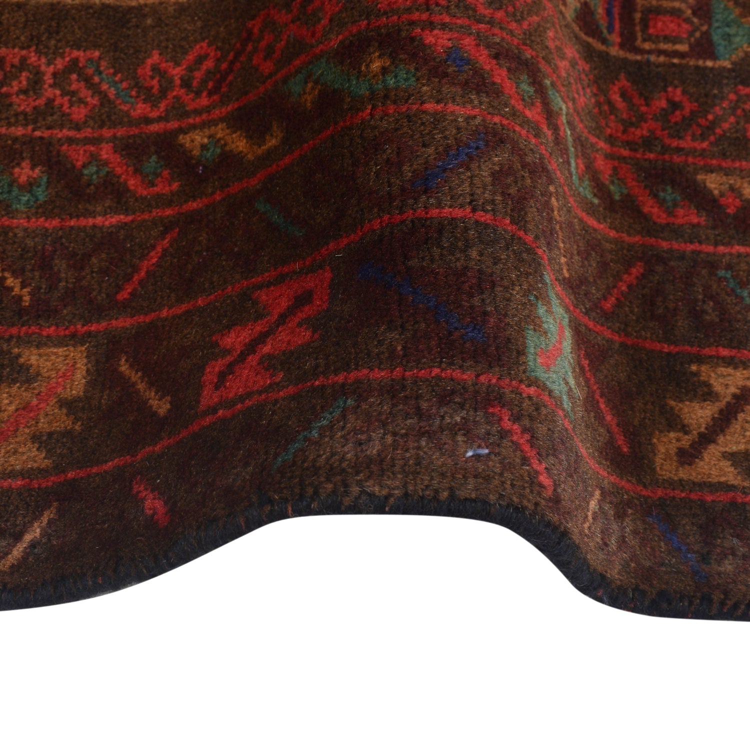 Baluchi Rug Handmade Multi Prayer Design 2x4 ft