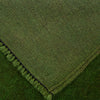 Overdyed Area Rug Handmade Green Geometric 3x5 ft