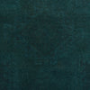 Overdyed Area Rug Handmade Blue Geometric 2x4 ft