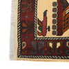 War Area Rug Handmade Ivory Tank 2x4 ft