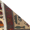 War Area Rug Handmade Ivory Tank 2x4 ft