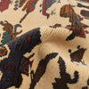 War Area Rug Handmade Ivory Tank 2x4 ft