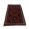 Baluchi Rug Handmade Red Floral 3x5 ft