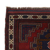 Baluchi Rug Handmade Red Floral 3x5 ft