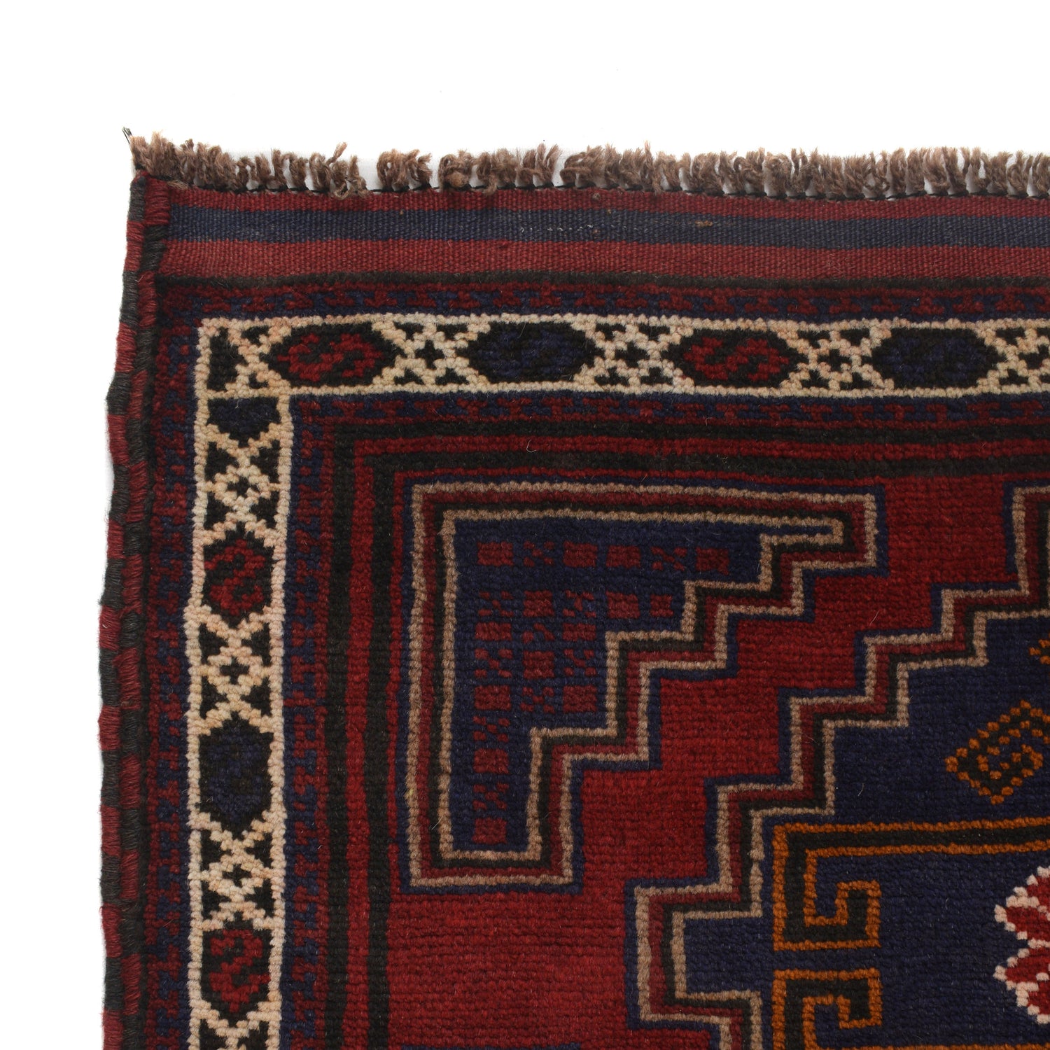 Baluchi Rug Handmade Red Floral 3x5 ft