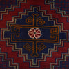 Baluchi Rug Handmade Red Floral 3x5 ft