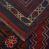 Baluchi Rug Handmade Red Floral 3x5 ft