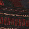 Table Sheet Runner Rug Handmade Multi Curvilinear 5' Runner