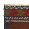Table Sheet Runner Handmade Brown Curvilinear 5' Runner