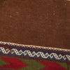 Table Sheet Runner Handmade Brown Curvilinear 5' Runner