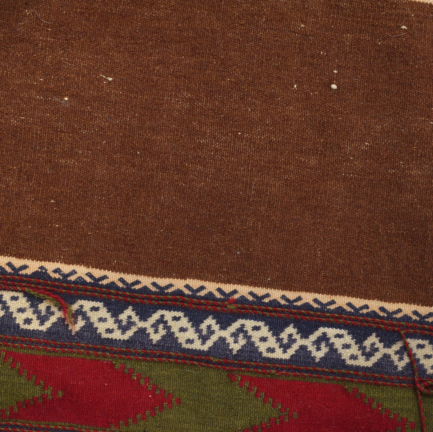 Table Sheet Runner Handmade Brown Curvilinear 5' Runner