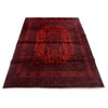 Khal Mohammadi Rug Handmade Red 4x7 ft