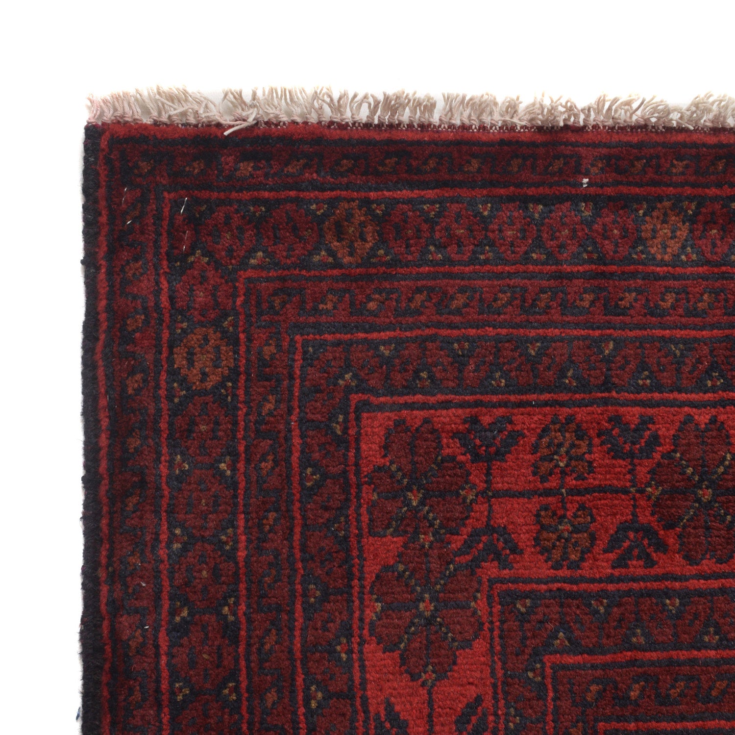 Khal Mohammadi Rug Handmade Red 4x7 ft
