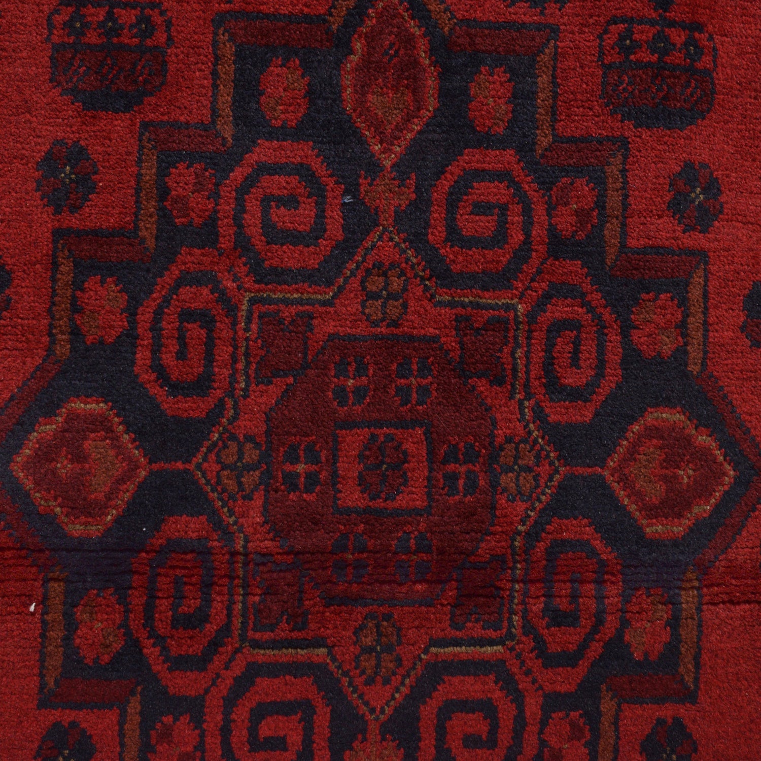Khal Mohammadi Rug Handmade Red 4x7 ft
