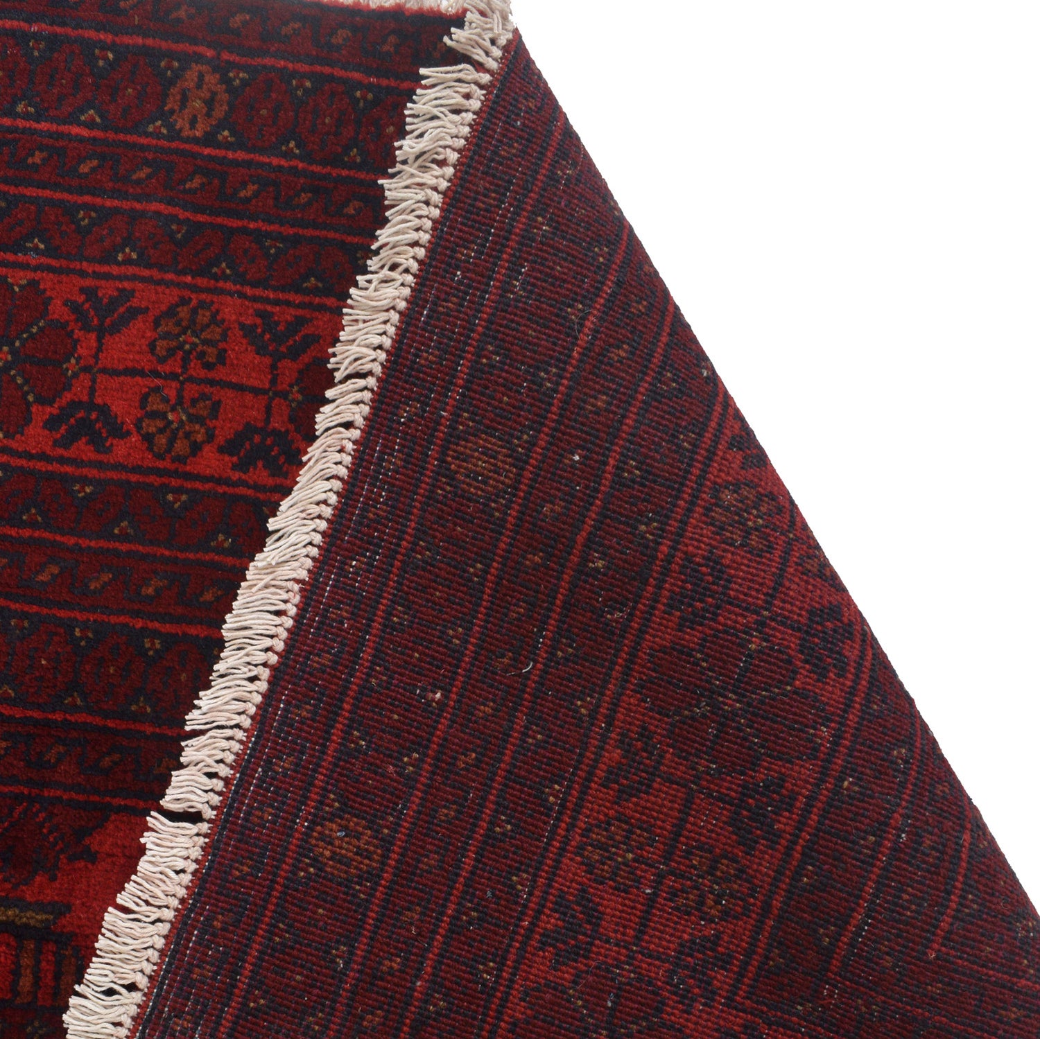 Khal Mohammadi Rug Handmade Red 4x7 ft