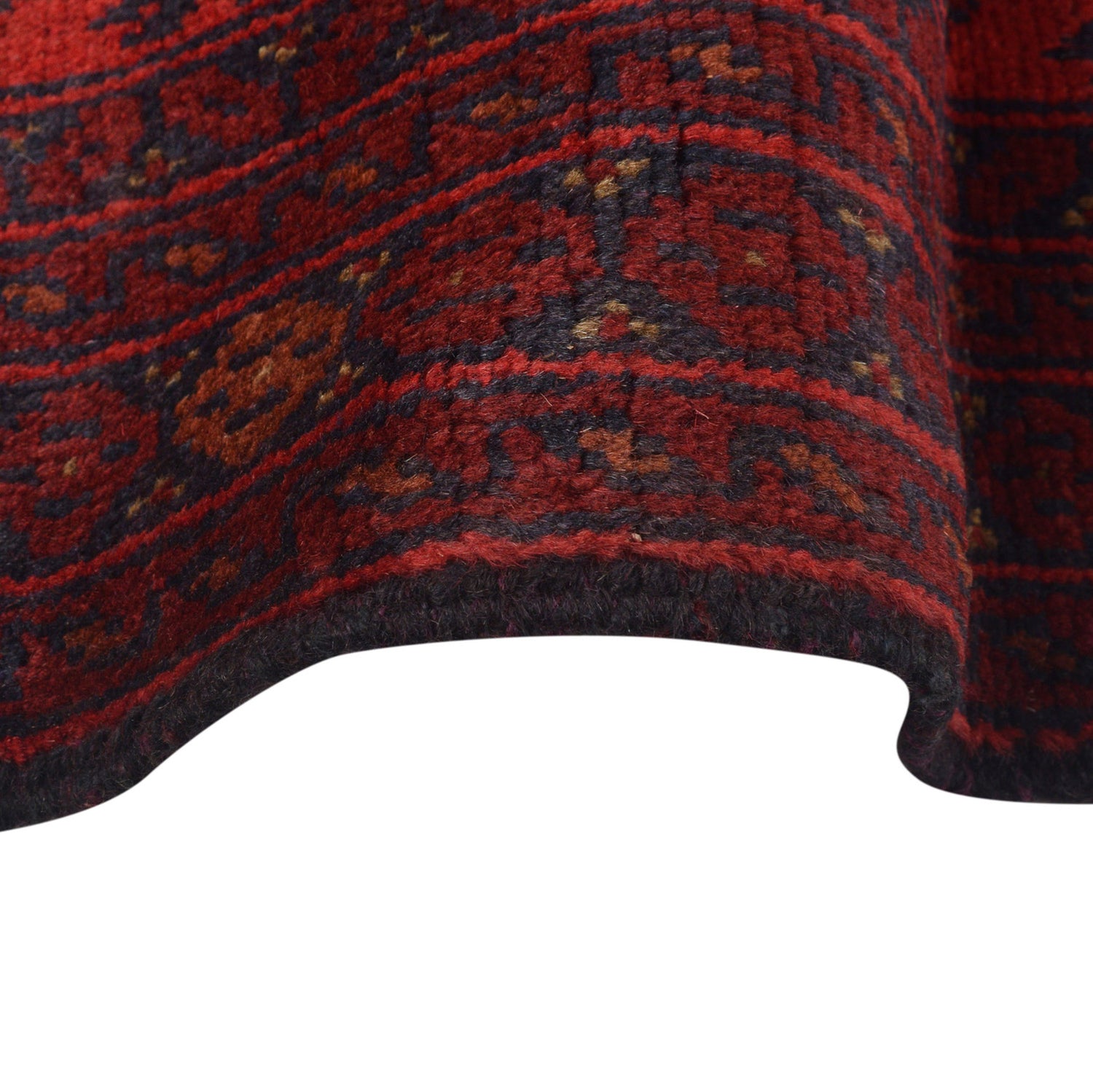 Khal Mohammadi Rug Handmade Red 4x7 ft