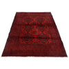 Khal Mohammadi Rug Handmade Red 4x7 ft