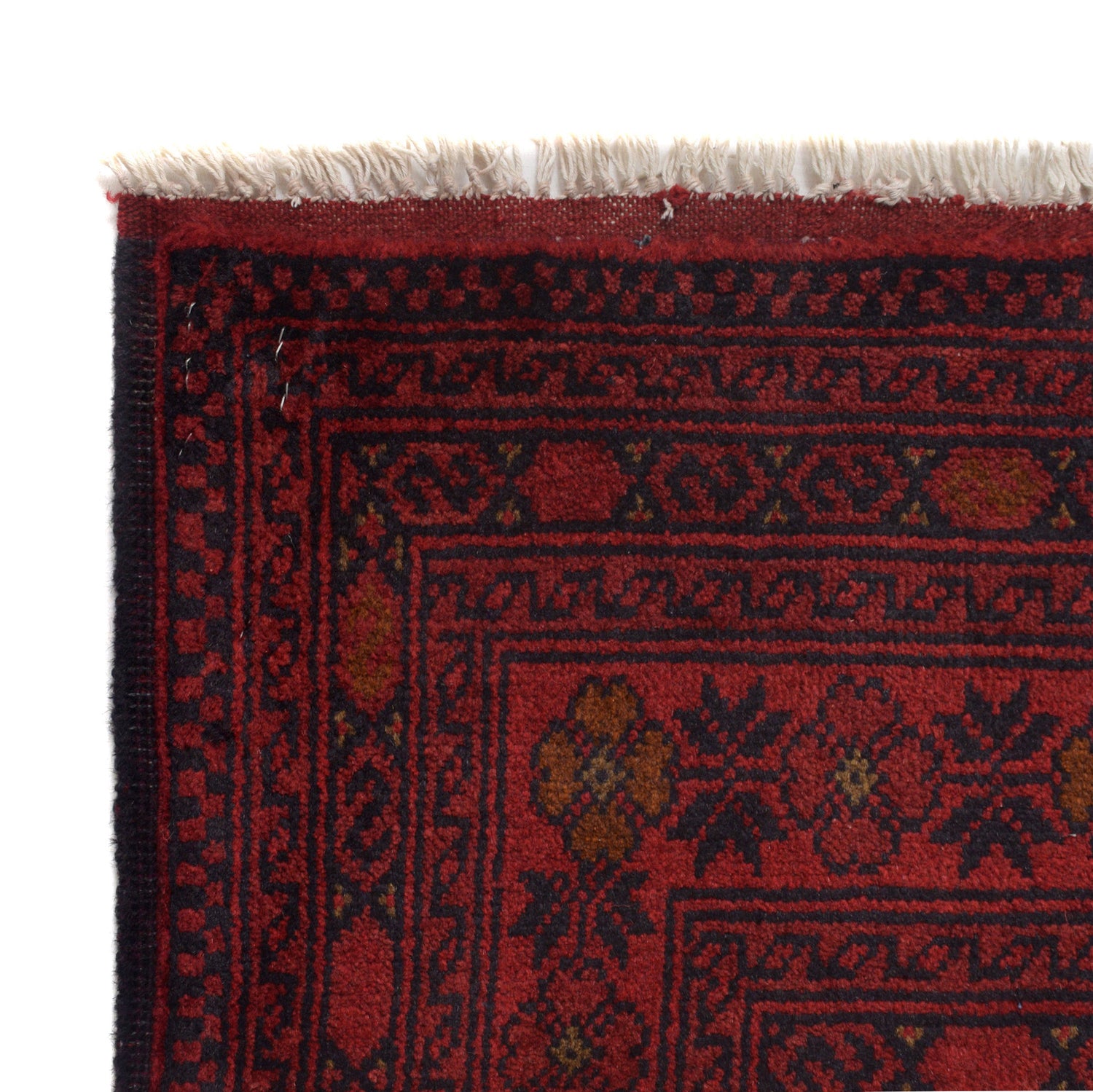 Khal Mohammadi Rug Handmade Red 4x7 ft