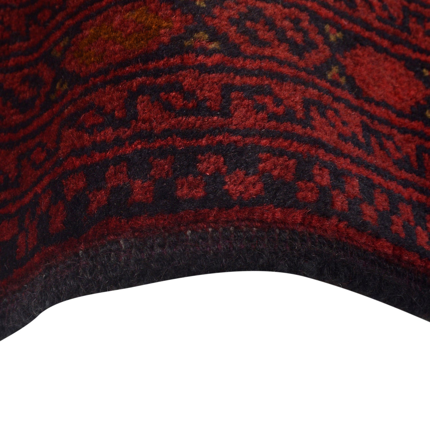 Khal Mohammadi Rug Handmade Red 4x7 ft