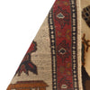 War Area Rug Handmade Ivory Tank 2x4 ft