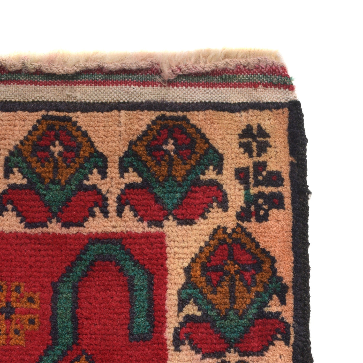 Baluchi Rug Handmade Multi Geometric 3x5 ft