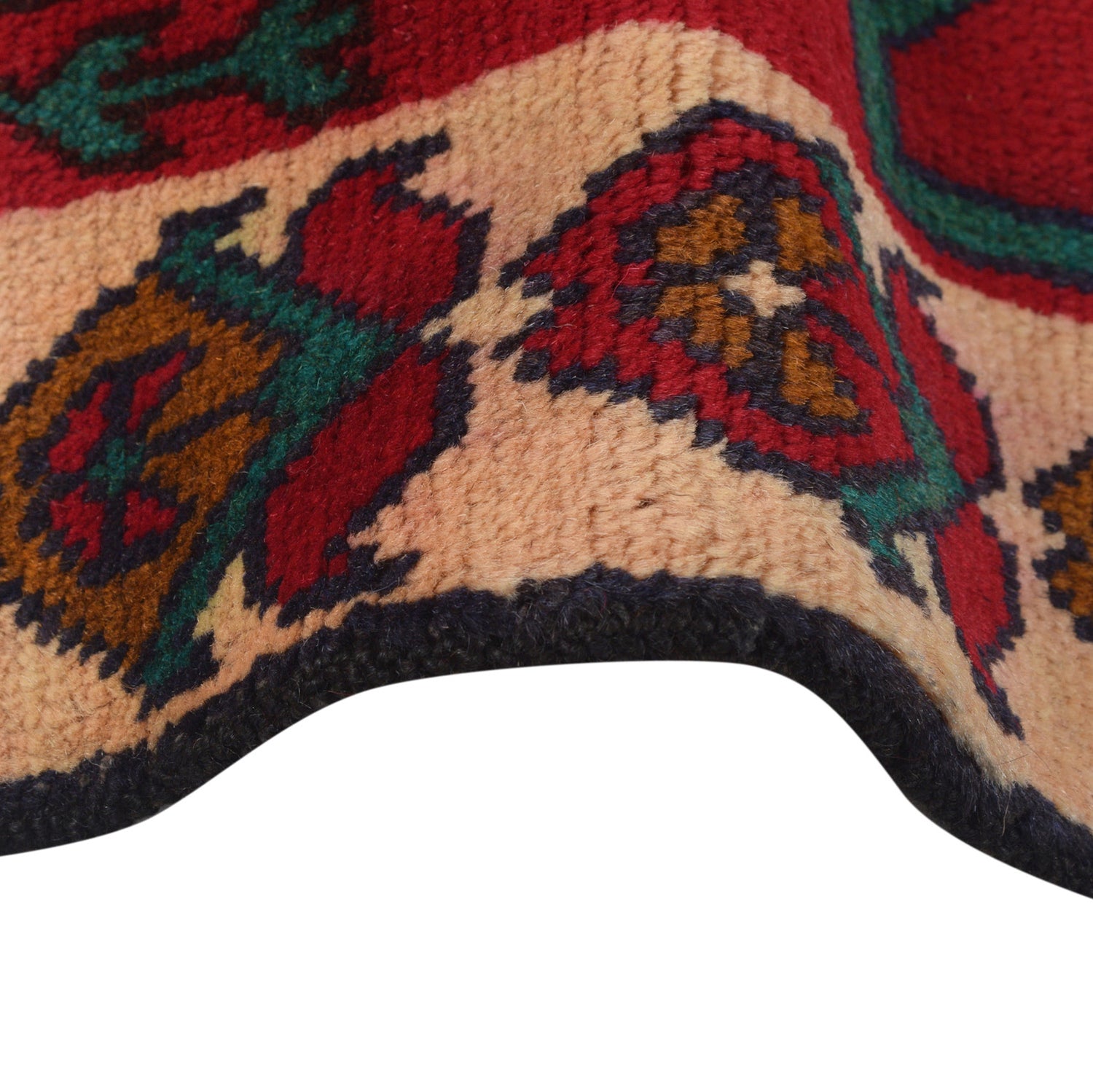 Baluchi Rug Handmade Multi Geometric 3x5 ft