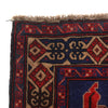 Baluchi Rug Handmade Blue Geometric 2x4 ft