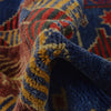 Baluchi Rug Handmade Blue Geometric 2x4 ft