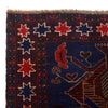 Baluchi Rug Handmade Blue Geometric 2x4 ft