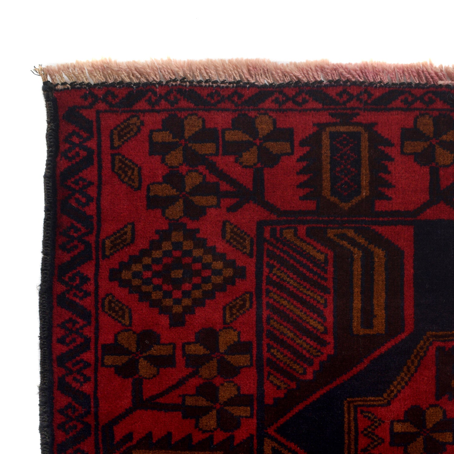 Baluchi Rug Handmade Multi Geometric 3x5 ft