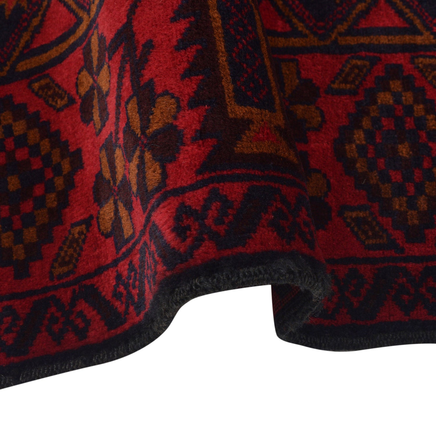 Baluchi Rug Handmade Multi Geometric 3x5 ft