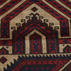 Baluchi Rug Handmade Multi Prayer Design 3x5 ft
