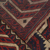 Baluchi Rug Handmade Multi Prayer Design 3x5 ft